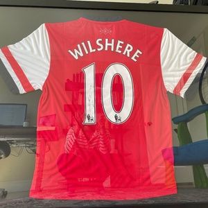 Signed Jack Wilshere Arsenal jersey